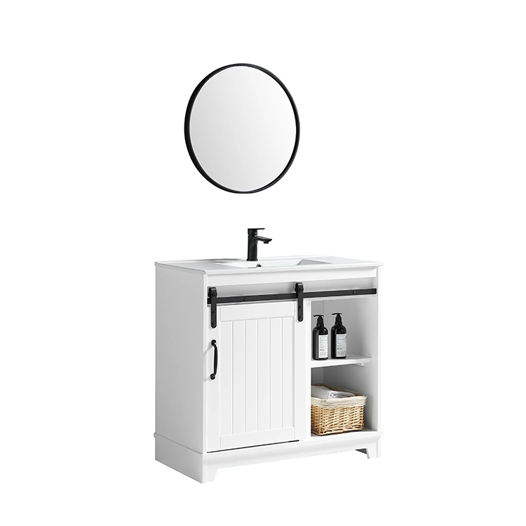 Hot Sale Ceramics Modern Goldea Hangzhou Made in China Bathroom Cabinet Vanity Furniture