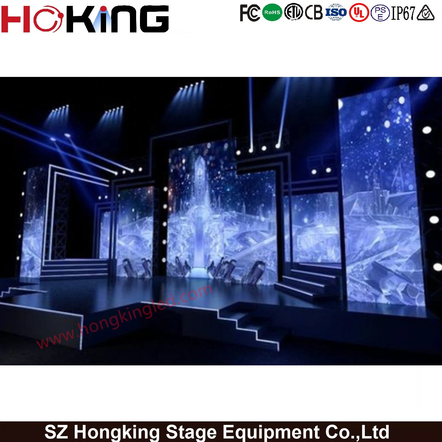 Easy Installation Indoor P2.97 Rental LED Screen for Show