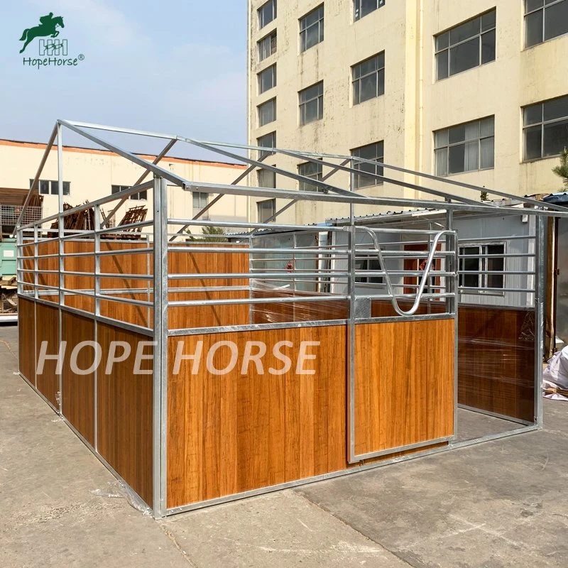 Equine Equipment Portable Horse Stall with Steel Structure Horse Stables