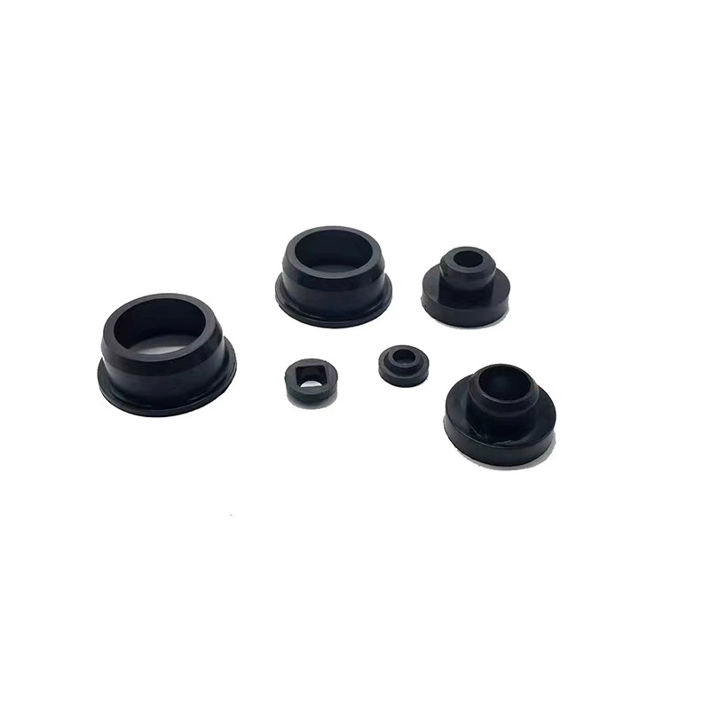 Custom Durable Round Shock Absorb Screw Mount Plastic Rubber for Cable Wire