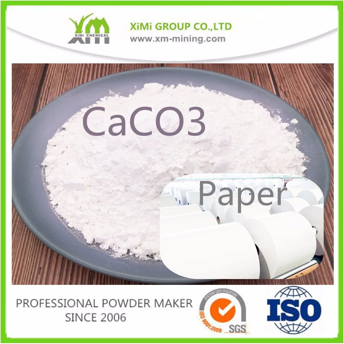 Paper-Making Filler CaCO3 Calcium Carbonate
