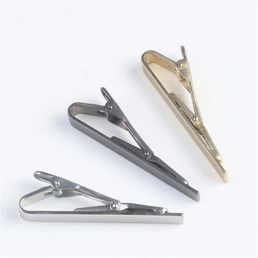 Hot Selling Men Matte Colors Custom Metal Brass Blank Tie Bar Clip