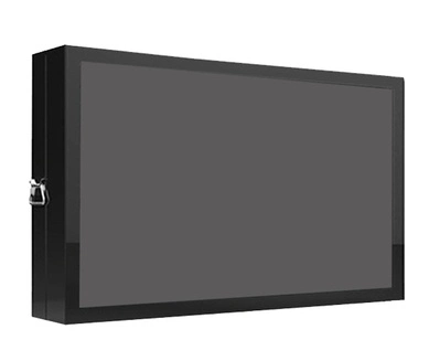 Suporte de parede IP65 visor LCD para exterior caixa de TV com monitor de anúncios Ecrã LCD à prova de água