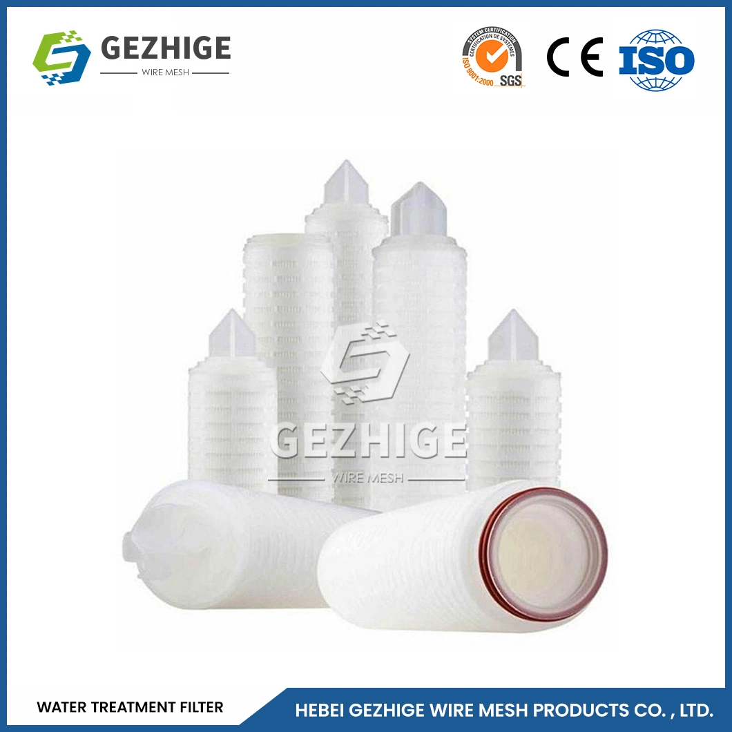 Gezhige Stainless Steel Big Blue Water Filter Cartridges Suppliers Easy Use Fold Filter Cartridge China 20 Inches Length Big Water Filter Cartridge