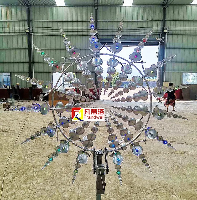 Hot Sale Hot Mirror Polishing Stainless Steel Outdoor Wind Kinetic Sculptures