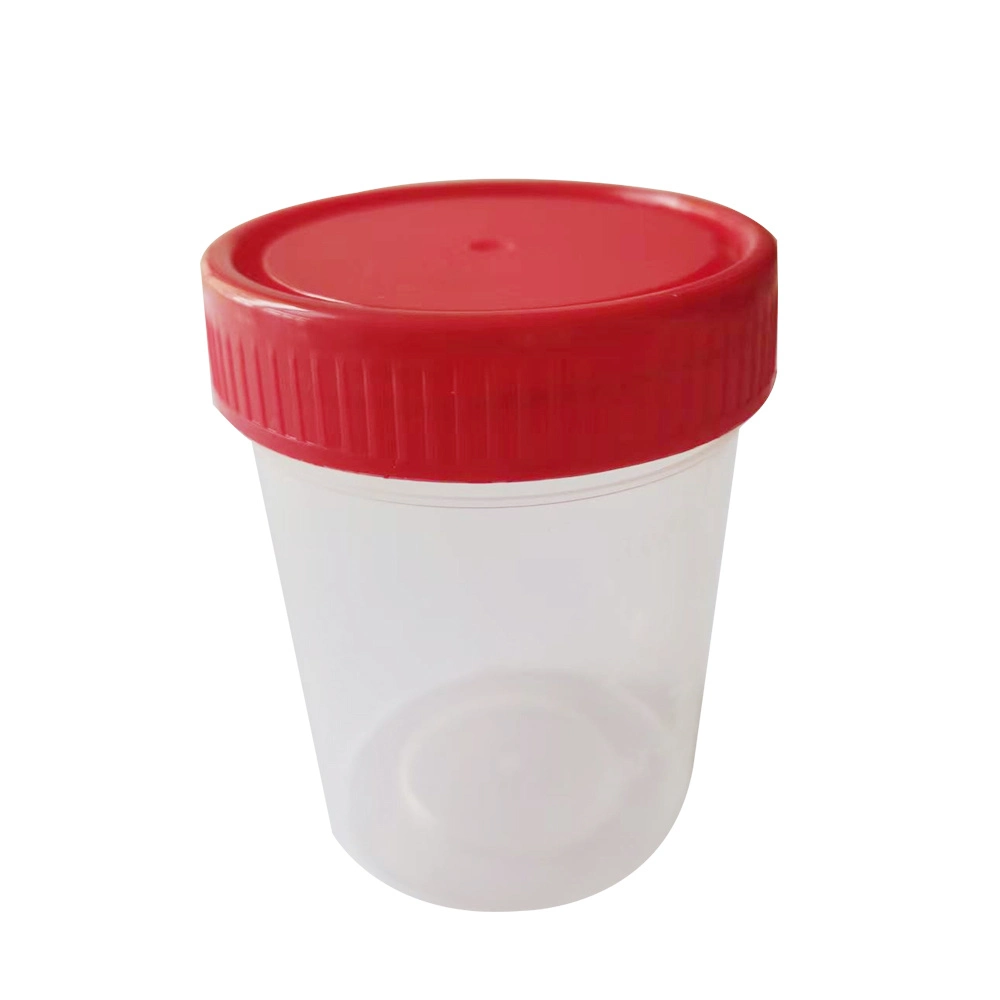 Hot Sale Sterile Urine Containers Urine Collection Cup Stool Collection Container 60ml 120ml Sizes