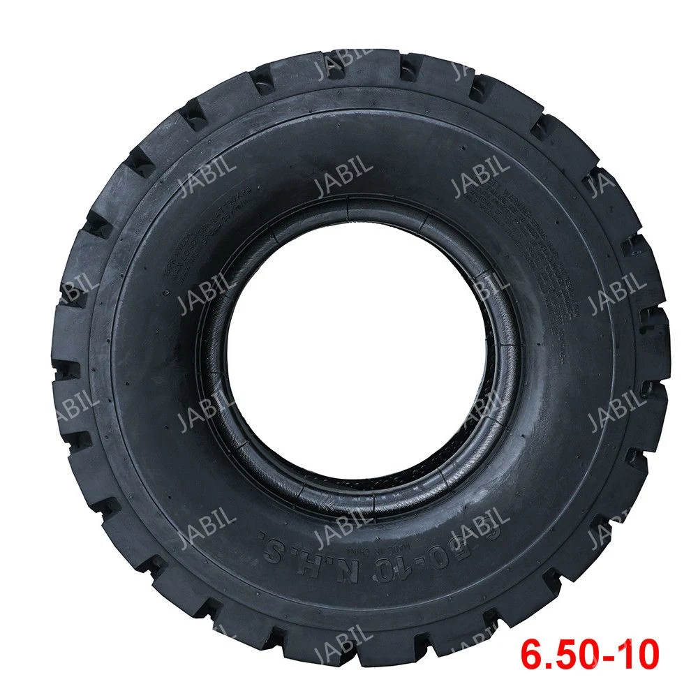 Wholesale/Supplier 6.50-10 Pneumatic Cushion Tyre for Forklift Trailer Parts off Road OTR Heavy Duty Equipment Industrial Forklift Tire