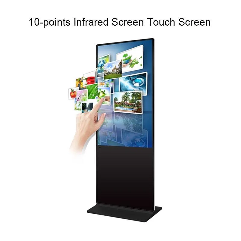 Touchscreen-Kiosk Für Den Innenbereich Touchscreen 32/43/49/55 Zoll Touch Bildschirm Information Kiosk Werbung Player
