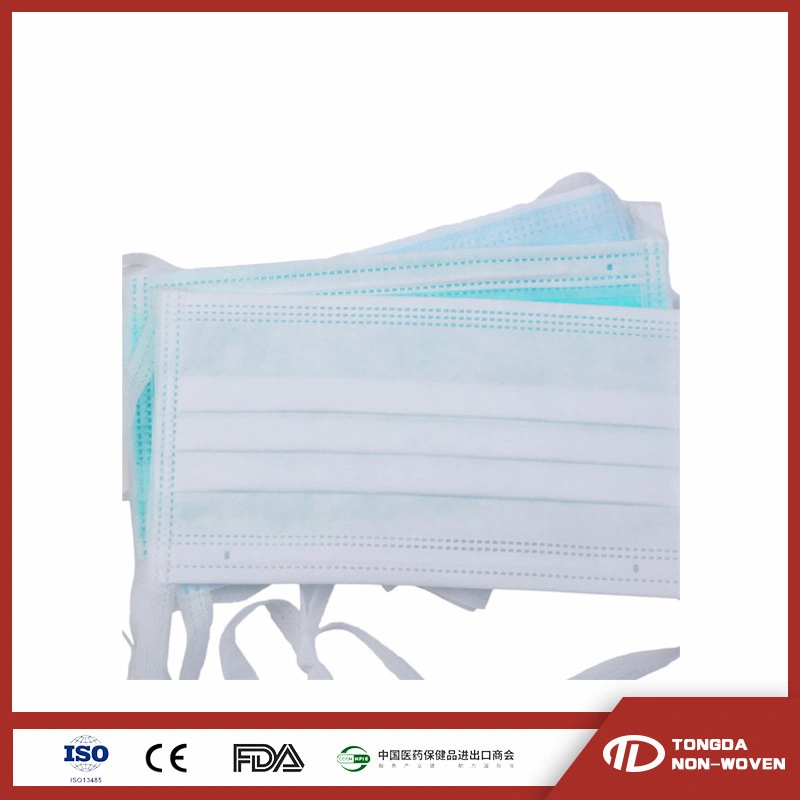 Hot Sale ASTM 3ply Non Sterile Non Woven Disposable Medical Protective Face Mask