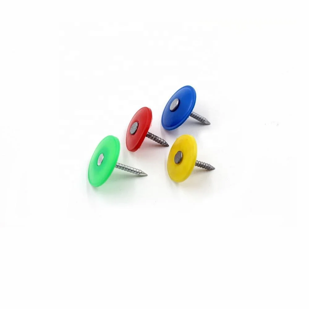 3/4 Inch X12g Plastic Cap Nails Nail with Plastic Cap Made in China