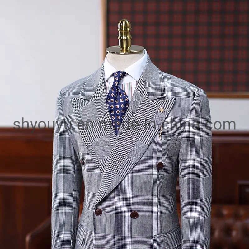 Casacos de peito único fatos negócios Casamento Smoking Suit homens Suits