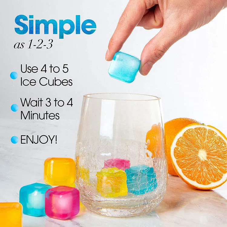 Hot Selling Bap Free Wholesale/Supplier Colorful Reusable Plastic Ice Cube Mould for Drinks