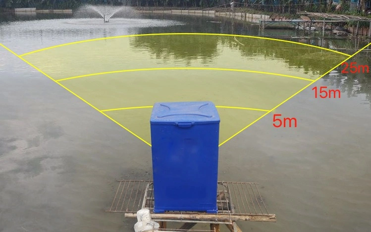 Große Kapazität 160kg/120kg automatische elektrische Garnelen/Fischteich Feeder