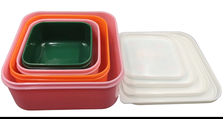 صندوق غداء PP خالٍ من مادة BPA، حاوية طعام سهلة الاستخدام صندوق