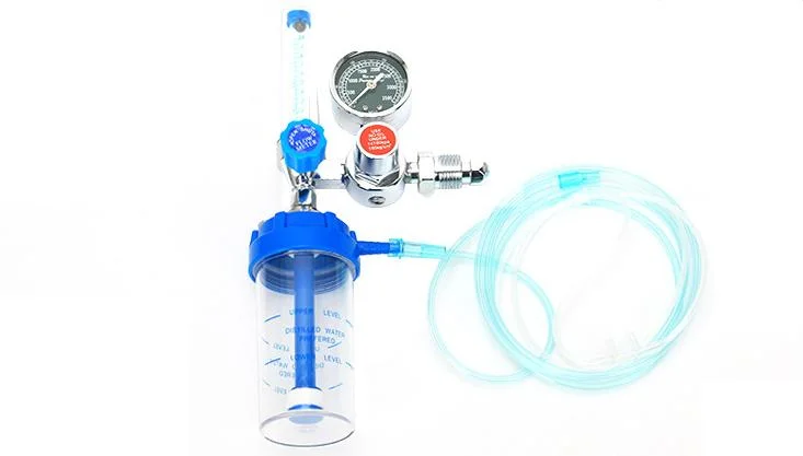 High quality/High cost performance Medical Oxygen Regulator Oxygen Flowmeter with Humidifier