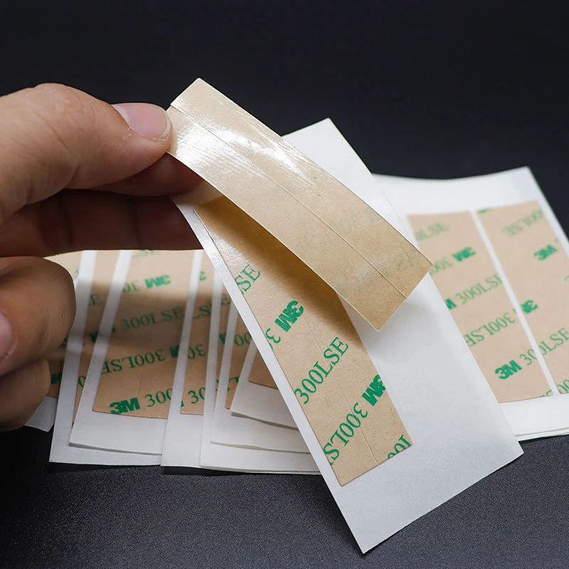 El fabricante suministra cinta adhesiva transparente de doble cara 300lse de doble cara pegada Con cinta resistente sin tracción de corte troquelado de sustrato de mascotas