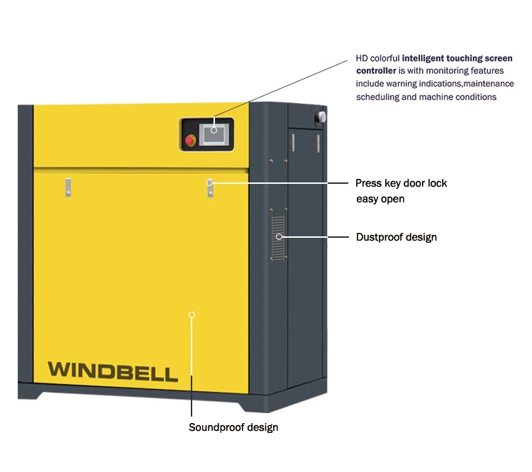 Excellent General Industrial Screw Air Compressor Price for Sale