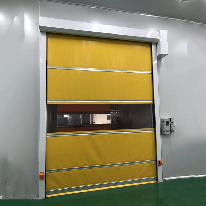 Industrial Electric antivol de feu d'isolation en PVC Porte Fast rolling shutter