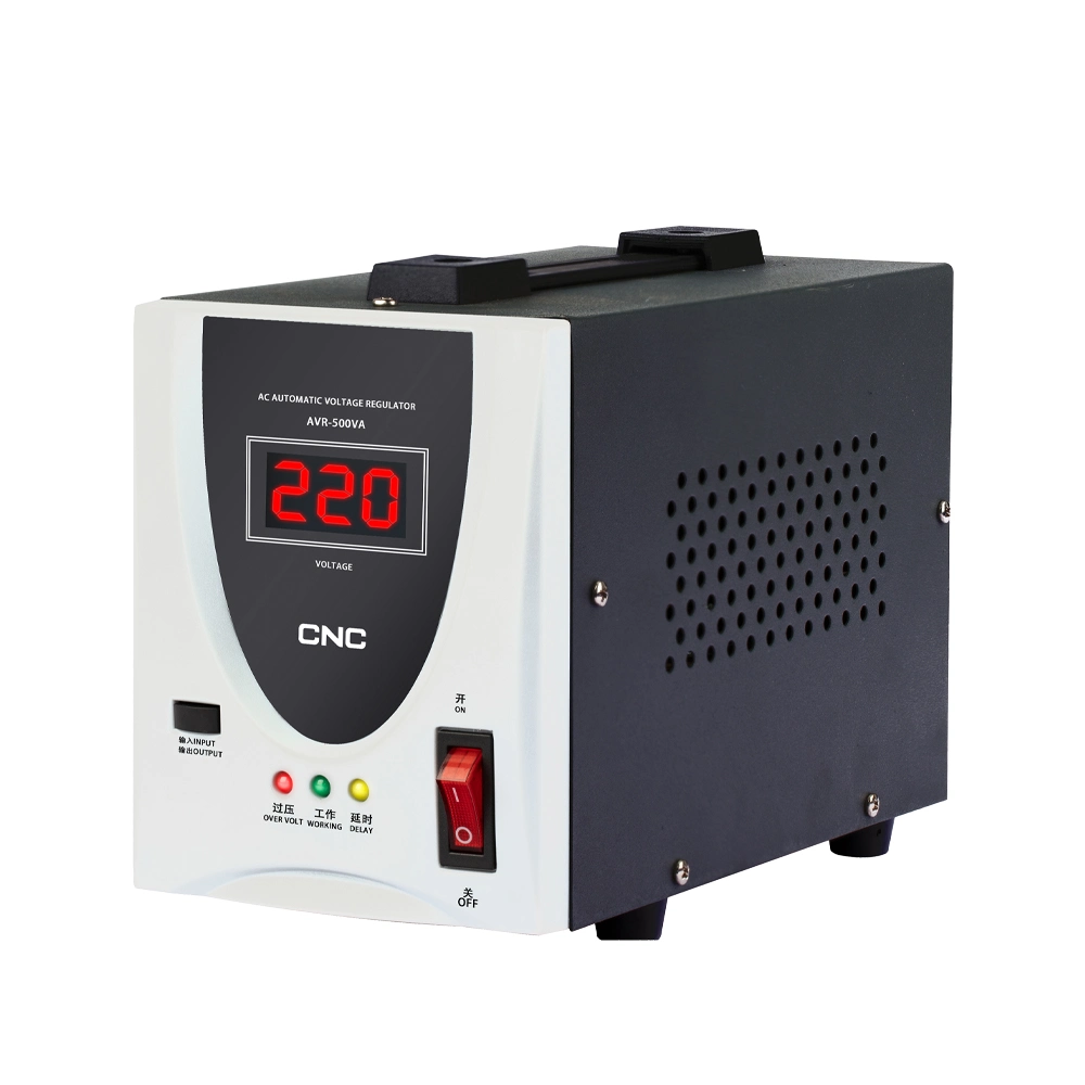 Un buen servicio 10kVA 220V AC estabilizador de voltaje automático AVR Regulador monofásico