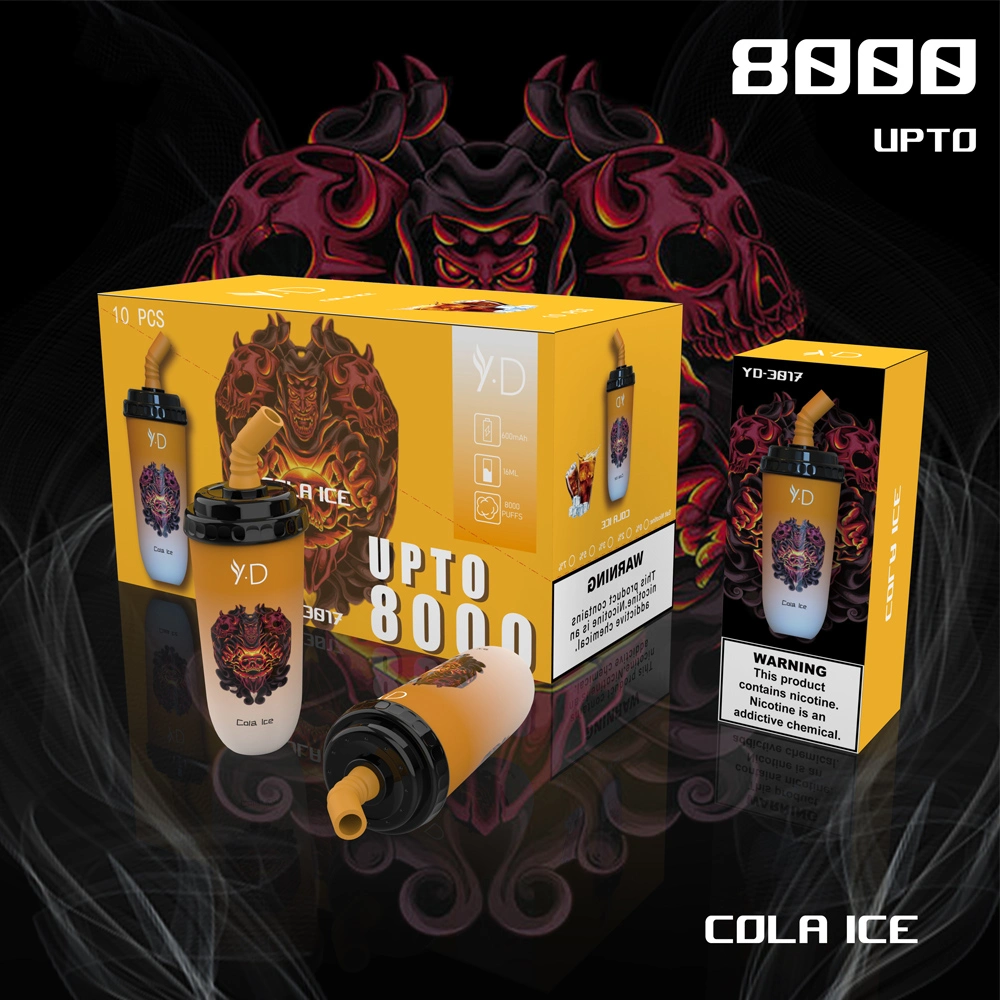 China Precio de fábrica OEM WDG Mini Copa VAPE 16ml E-Juice Toha 8000 Puffs VAPE Pod desechable cigarrillo electrónico al por mayor