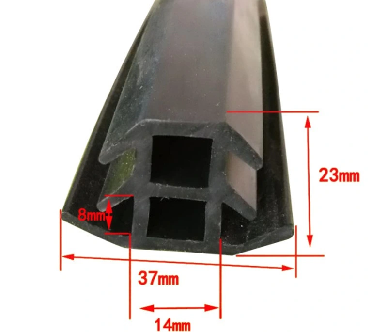 T Shaped Molding Edge Profile EPDM Rubber Seal for Solar Photovoltaic Panel