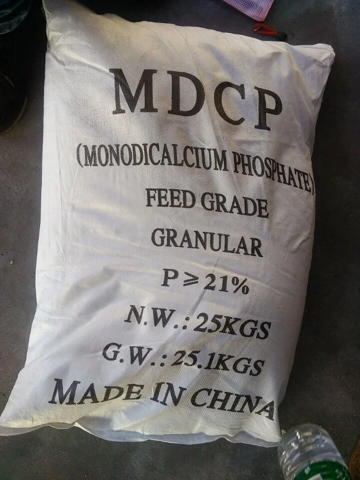 Vente en vrac de phosphate de grade d'alimentation Monodicalcium 21 % Granule MDCP pour la volaille et le bétail