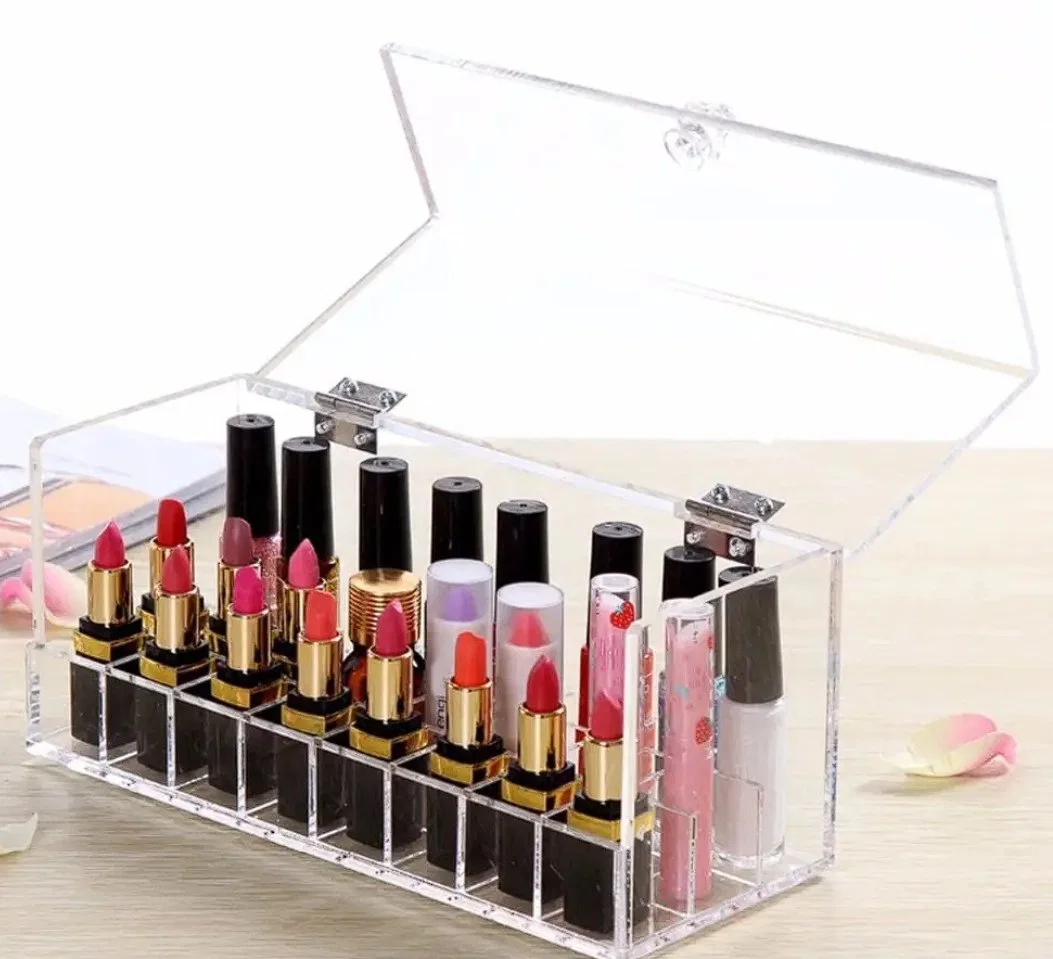 Countertop Cosmetic Organizer 24 Holder Custom Acrylic Display