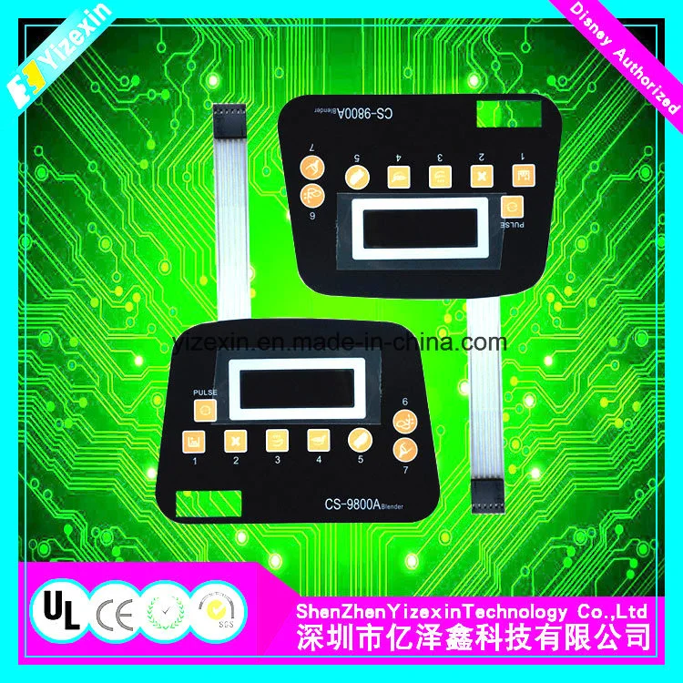 Epoxy Coating Silk-Screen Membrane Switch Tactile Board with Connector