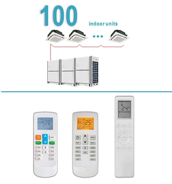 Fournisseurs mondiaux 50 Hz/60 Hz refroidissement/chauffage variateur CC complet VRV Climatiseur VRF Villa système de climatisation central