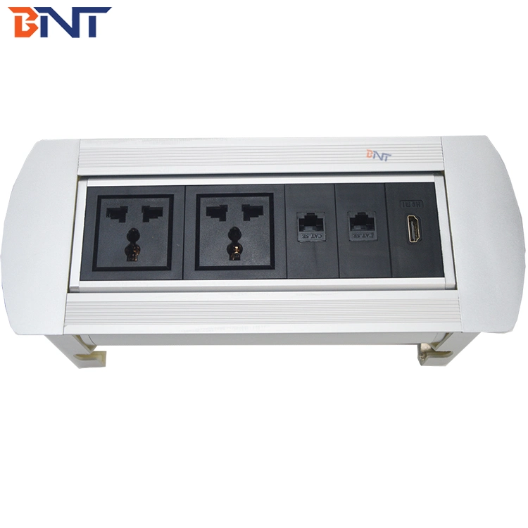 Customized Multifunctional Manual Rotating Hidden Table Power Socket Outlet