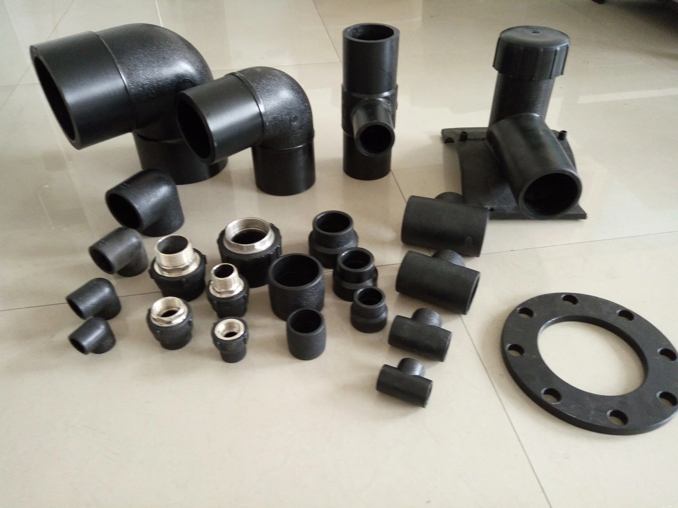 Excellent Quality Black PE HDPE Pipe and Fittings Price List