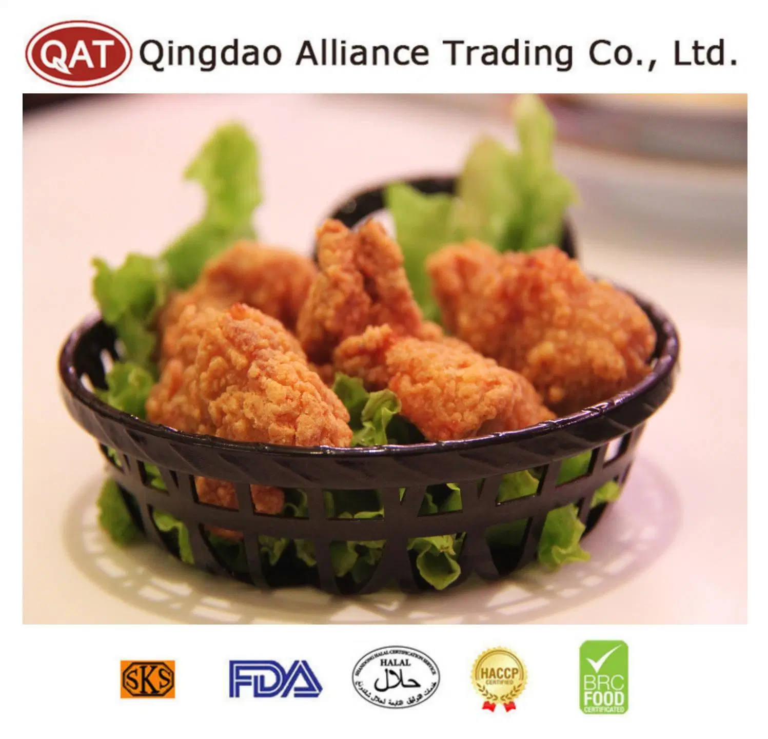 Factory Supplier IQF Halal Frozen Boneless Chicken Fin with Best Price