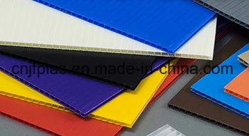 Custom Size Size 2-12mm Thickness Corrugated Plastic Sheet for Printing and Package Box