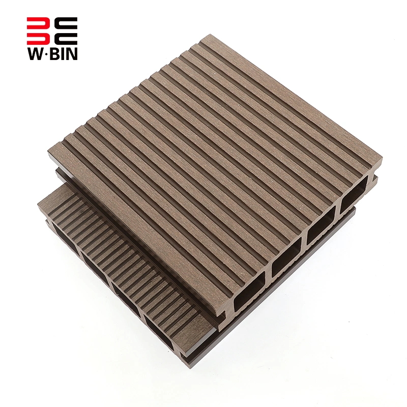 Wangbin Factory Direct-Selling Wood Plastic Composite Decking WPC Flooring for Garden and Outdoor Decking