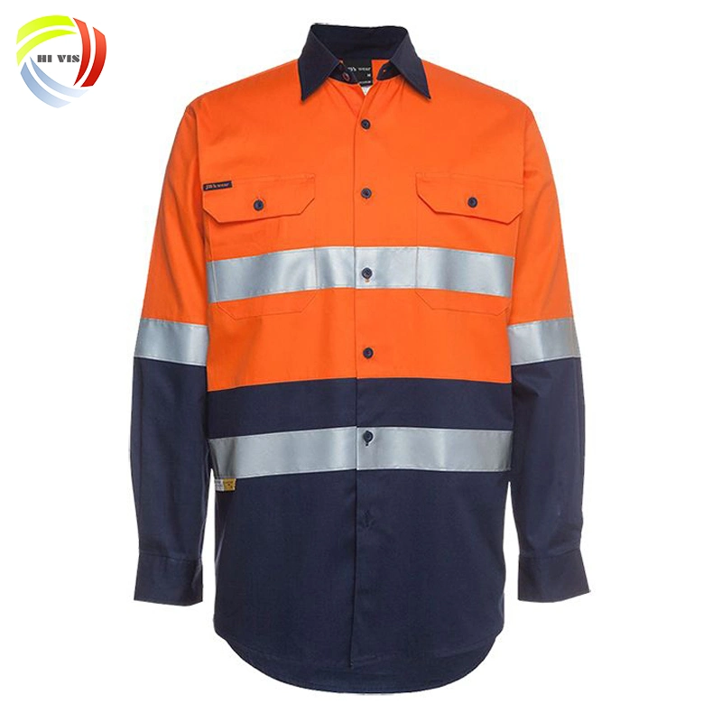 Safety Reflective Men's Workwear Unisex Work Clothes Long Sleeve Factory Uniform Repairman Safety Clothing
