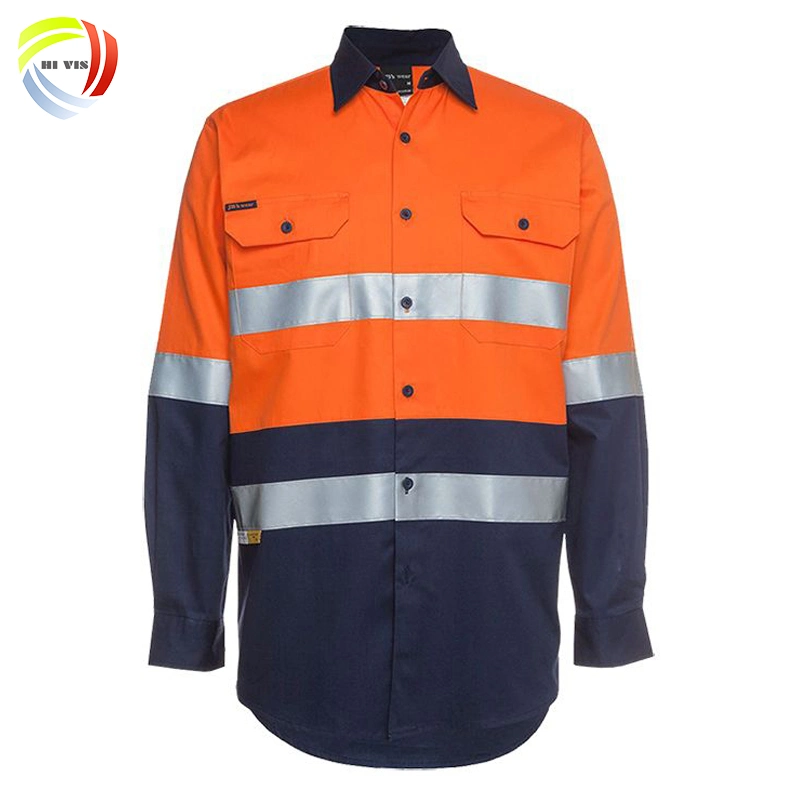 Safety Reflective Herren Arbeitskleidung Unisex Arbeitskleidung Langarm Factory Uniform Reparaturman Sicherheitskleidung