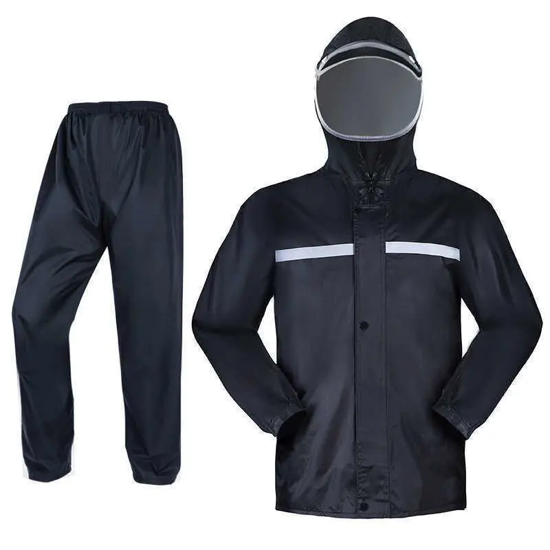 Grossistes uniformes pantalons de travail hommes vêtements de travail imperméable imperméable imperméable imperméable manteau de pluie pour Moto