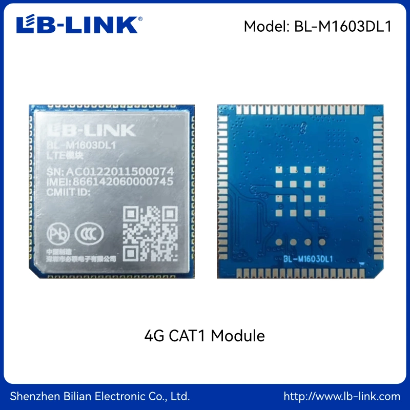 LB-LINK BL-M1603DL1 LTE Cat 1 WiFi LTE-Tdd/LTE-FDD Module 4G Asr Chipset 10Mbps Downlink 5Mbps Uplink Rate Most Afforable OEM Module