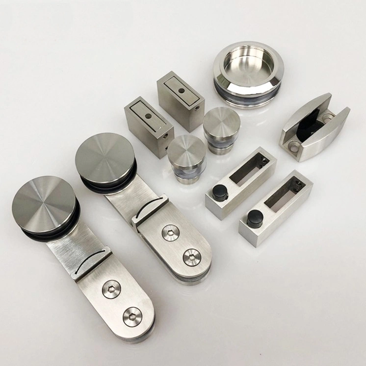 Bathroom Accessories SUS 304 Frameless Shower Door Hardware