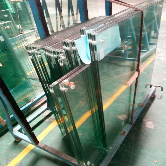 5mm+1.52PVB+5mm Clear Double Toughened Tempered Laminated Glass for Commercial Door/Partition/Fence/Glass Stair