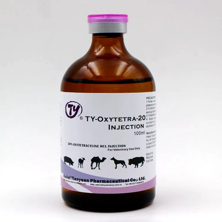 Oxytetracycline Injection 10% 50ml for Livestock Health Care