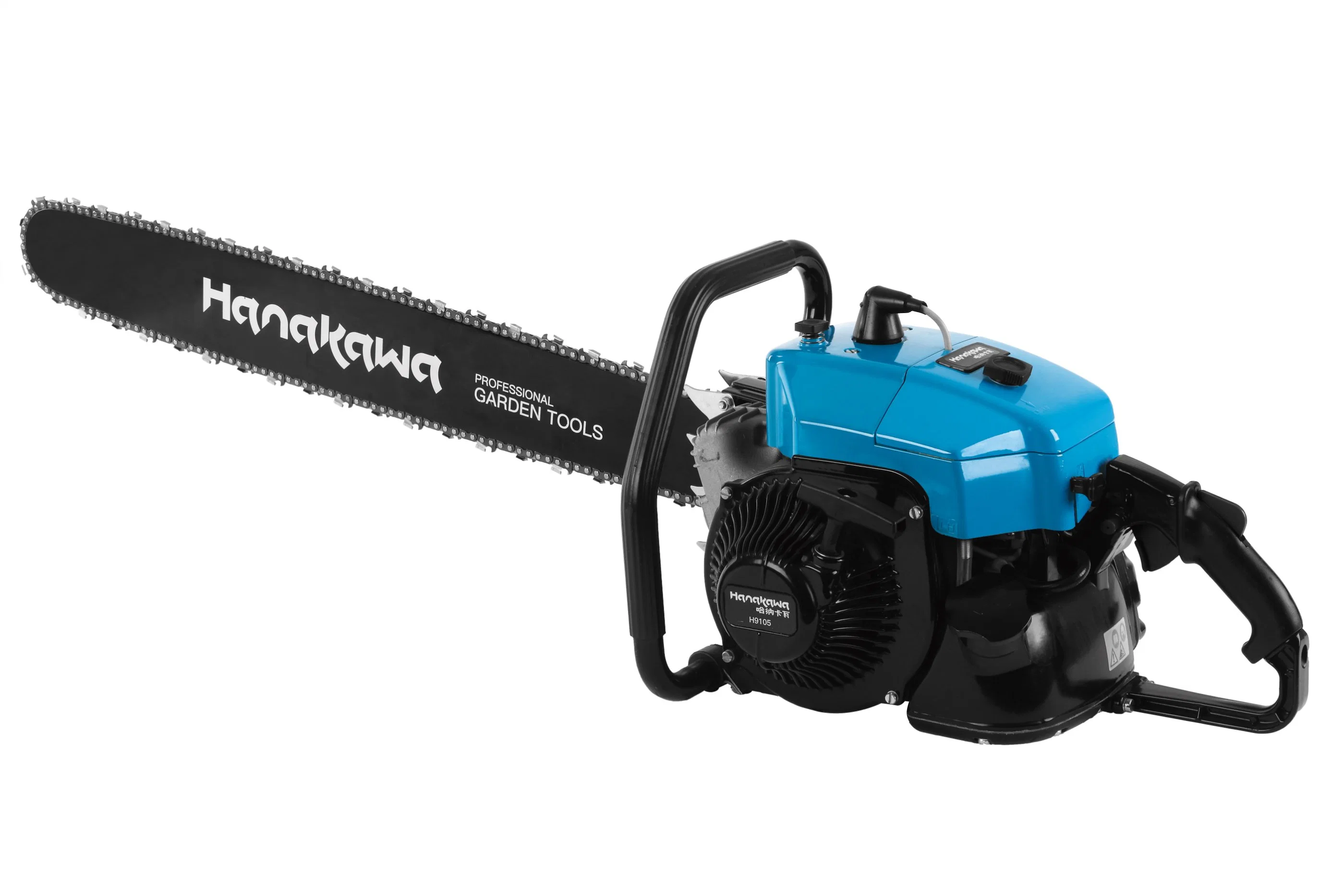 Hanakawa H9105 (070) 105.7cc Chainsaw Gas Powered 36inch with Tool Kit 2-Cycle Withstand Tree Limbing Pruning Cutting Wood Farm Trimming Tasks Handed