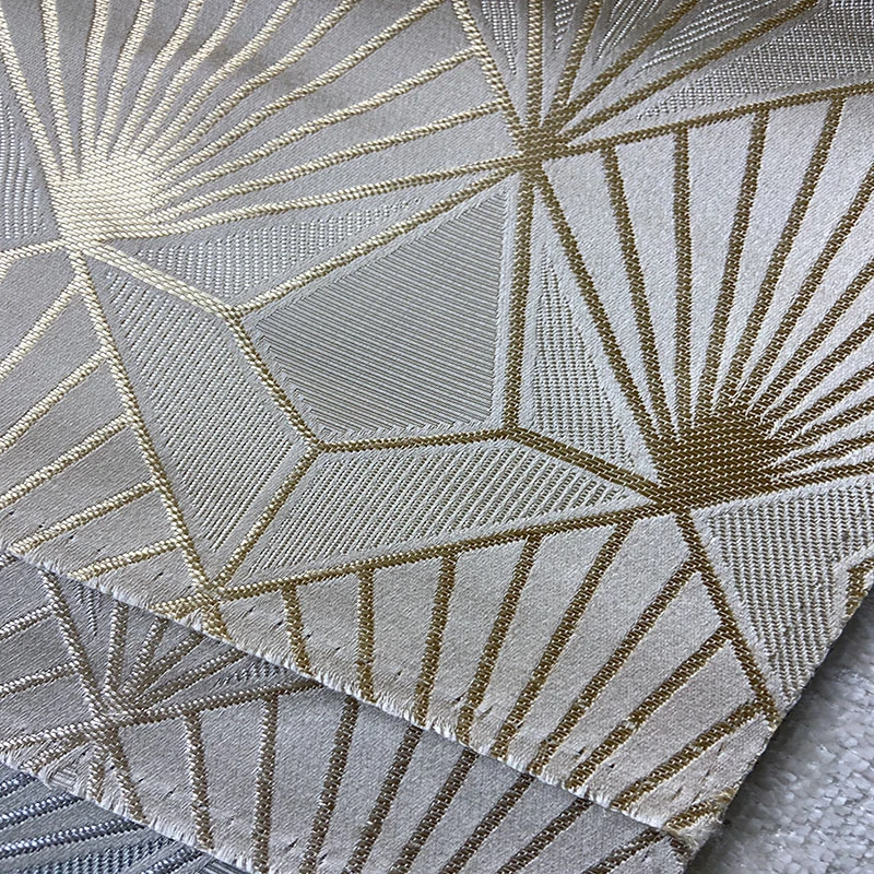 Damast Brokat Stoff Diamant Muster Jacquard Vorhang Sofa Stoff Haus Textil