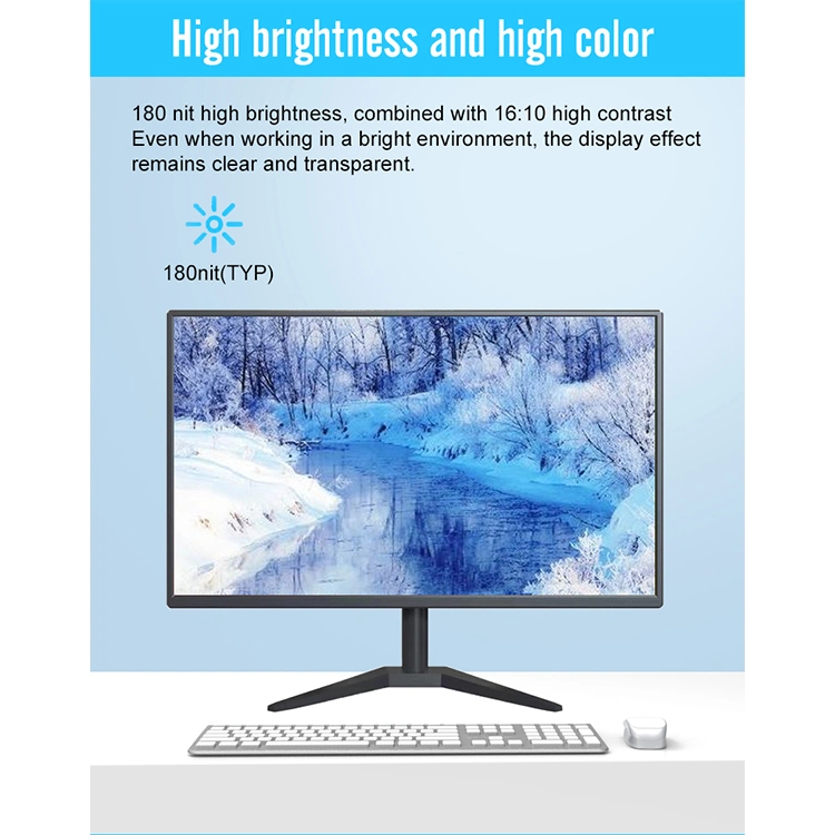 Monitor PC OEM Customization 18.5 Inch LCD LED Display VGA Port Cheap Home Working Desktop PC Computer Monitor