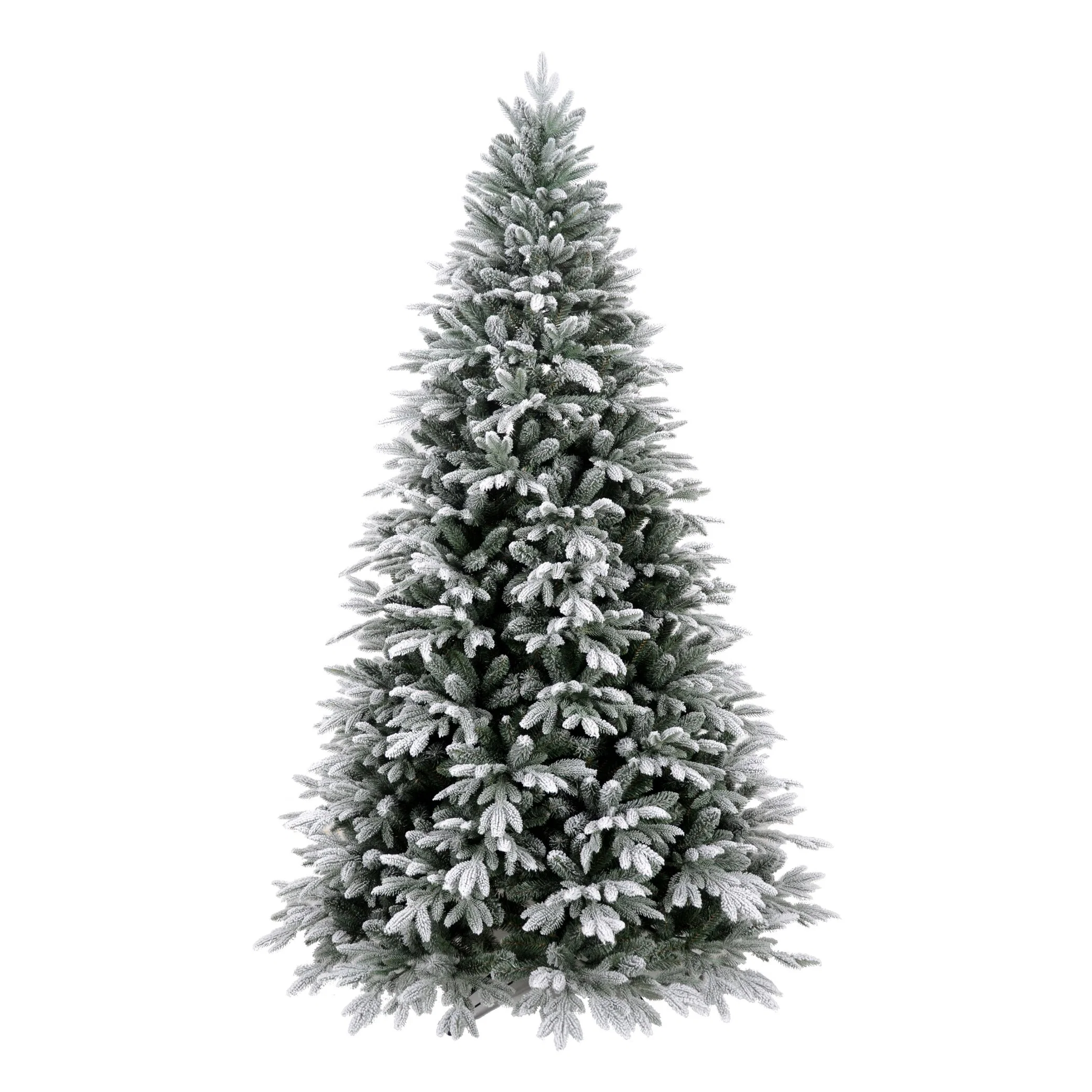 Snow Flocked Spruce Lighted Artificial Prelit LED Xmas Tree