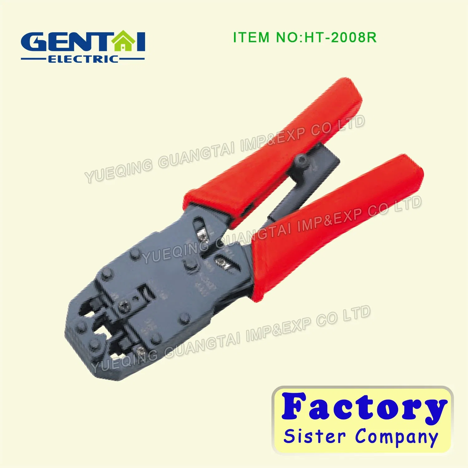 Energy Saving Ratchet Crimping Pliers for Non-Insulated Cable Terminals