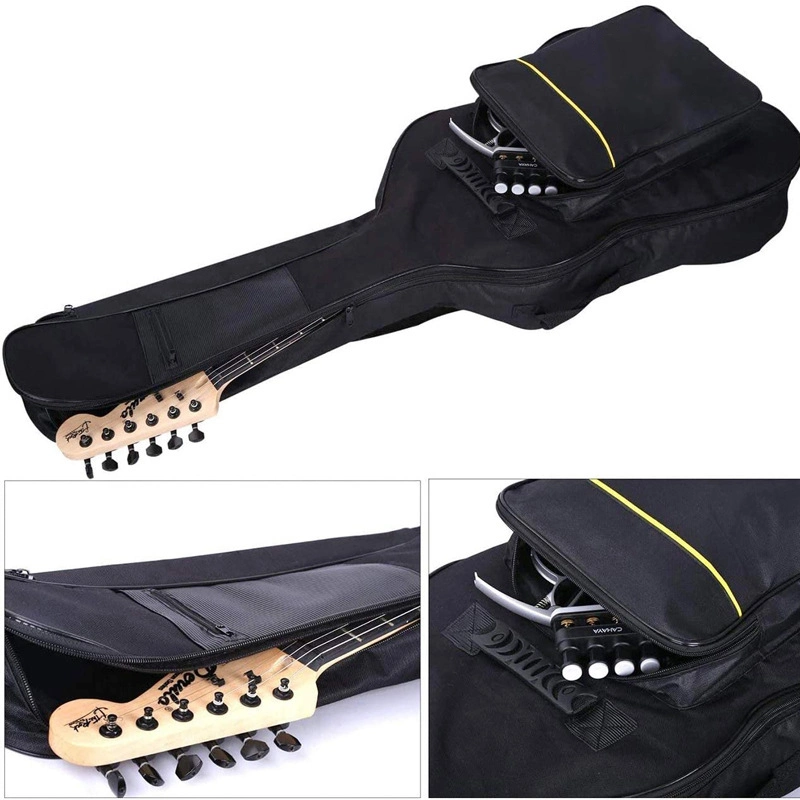 Beste Tragbare Dauerhafte Shakeproof Instrument Storage Case E-Gitarre Tasche