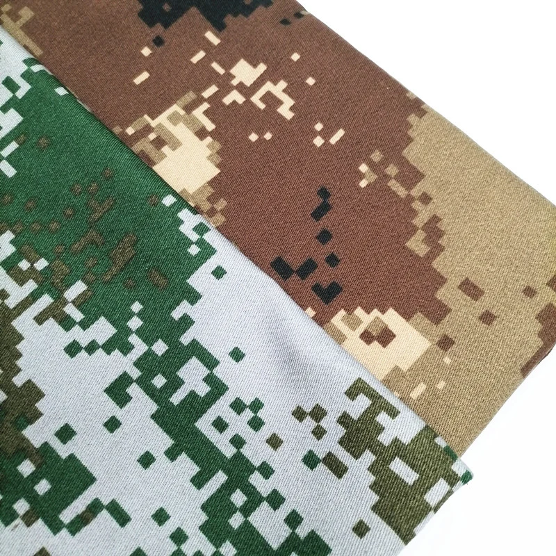 Printed Army Three Proofings Tc 65/35 20*20 108*58 Shirt Uniform Fabric Textile for Garments