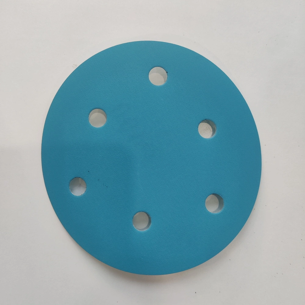 6inch (150mm) 15 Holes Sanding Disc Pet Film Backing Round Sand Paper for Polishing