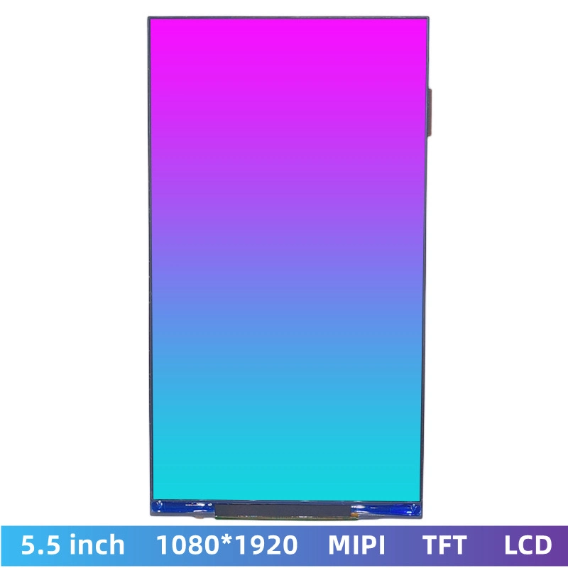 5.5 inch TFT résolution 1080x1920, 39 broches Interface Mipi, 800cd/m2